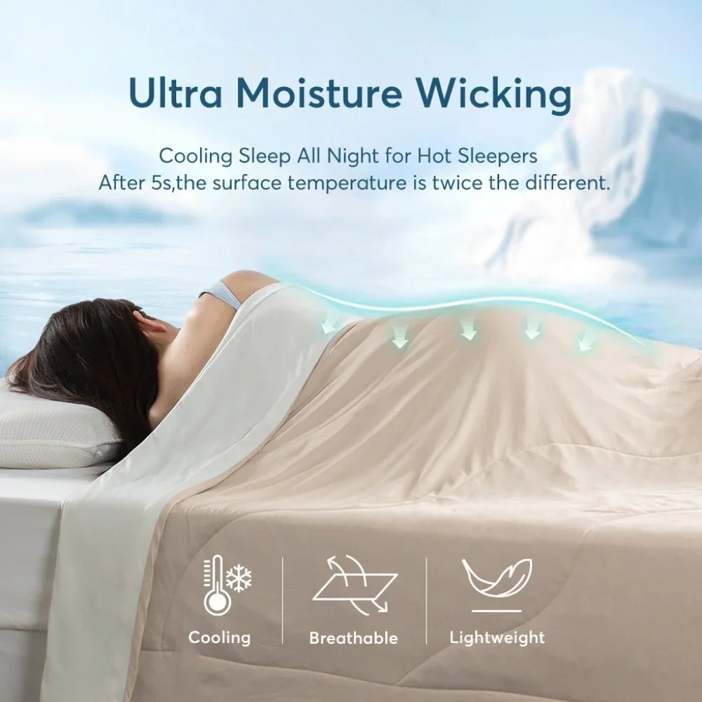 Queen Pinkish Cooling Comforter